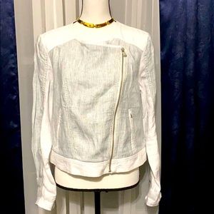 NWT Linen Pinstripes Jacket!